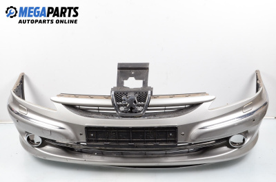 Front bumper for Peugeot 607 (9D, 9U) (01.2000 - ...), sedan, position: front