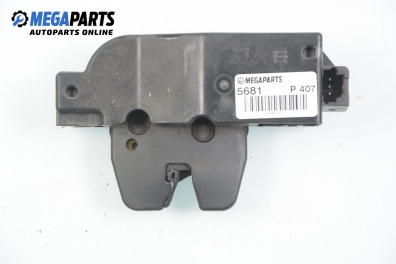 Trunk lock for Peugeot 407 2.0 HDi, 136 hp, sedan, 2005