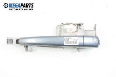 Mâner exterior for Peugeot 407 2.0 HDi, 136 hp, sedan, 2005, position: stânga - spate