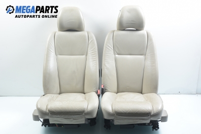 Scaune din piele cu reglare electrică, volan pe dreapta pentru Volvo XC90 2.4 D5, 163 cp, 5 uși automat, 2003
