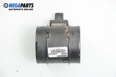 Air mass flow meter for Chevrolet Cruze 2.0 CDI, 125 hp, sedan, 2010 № Bosch 0 281 002 912