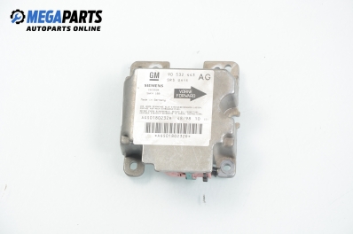 Airbag module for Opel Corsa B 1.0 12V, 54 hp, 1999 № GM 90 532 443