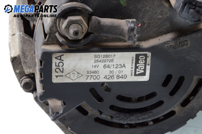Alternator for Renault Laguna II Hatchback (03.2001 - 12.2007) 1.9 dCi (BG08, BG0G), 120 hp, № 7700426849