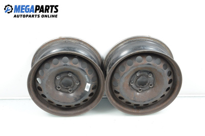 Steel wheels for Skoda Octavia II Combi (02.2004 - 06.2013) 15 inches, width 6, ET 47 (The price is for two pieces)