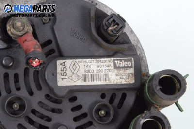 Alternator for Renault Espace IV Minivan (11.2002 - 02.2015) 1.9 dCi (JK0U), 116 hp, № 8200 290 220