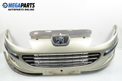 Front bumper for Peugeot 407 Station Wagon (05.2004 - 12.2011), station wagon, position: front