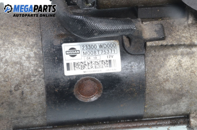 Anlasser for Nissan Almera II Hatchback (01.2000 - 12.2006) 2.2 Di, 110 hp, № MOO8T75371