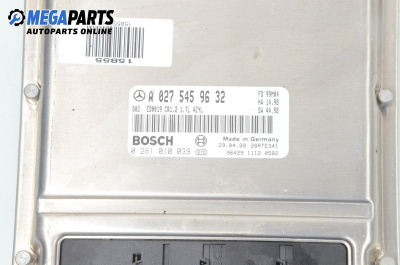 ECU for Mercedes-Benz A-Class Hatchback  W168 (07.1997 - 08.2004) A 170 CDI (168.008), 90 hp, № A 027 545 96 32