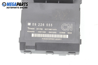 Komfort-modul for Opel Vectra C GTS (08.2002 - 01.2009), № GM 09 226 555