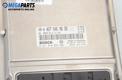 ECU for Mercedes-Benz A-Class Hatchback  W168 (07.1997 - 08.2004) A 170 CDI (168.008), 90 hp, № A 027 545 96 32