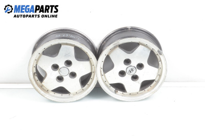Alloy wheels for Hyundai Coupe Coupe I (06.1996 - 04.2002) 14 inches, width 6 (The price is for two pieces)