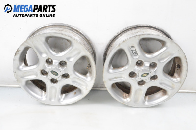 Alloy wheels for Land Rover Freelander SUV I (02.1998 - 10.2006) 15 inches, width 5.5 (The price is for two pieces)