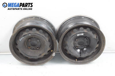 Steel wheels for Fiat Bravo I Hatchback (1995-10-01 - 2001-10-01) 14 inches, width 6, ET 43 (The price is for two pieces)