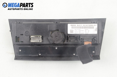 Air conditioning panel for BMW 3 Series E90 Sedan E90 (01.2005 - 12.2011), № 6411 9147299-01