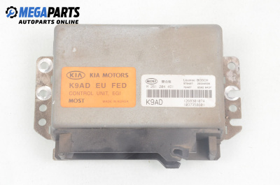 ECU for Kia Clarus Sedan (07.1996 - 11.2001) 2.0 i 16V, 133 hp, № Bosch M 261 204 491 / K9AD EU FED