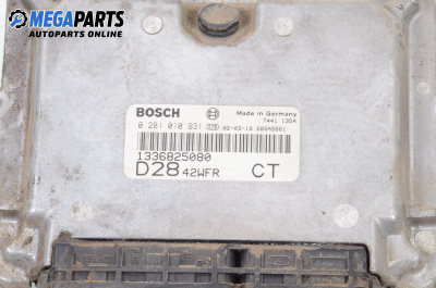 ECU for Peugeot Boxer Box II (12.2001 - 04.2006) 2.8 HDi, 128 hp, № Bosch 0 281 010 931