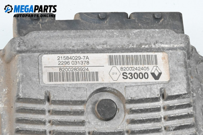 ECU for Renault Megane II Hatchback (07.2001 - 10.2012) 1.4 16V (BM0B, CM0B), 98 hp, № 8200242405