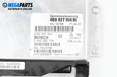 Modul transmisie for Audi A8 Sedan 4D (03.1994 - 12.2002), automatic, № 4D0 927 156
