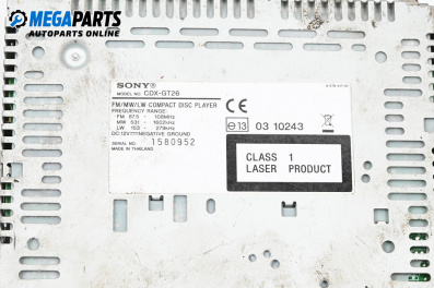 CD player for Citroen Xsara Hatchback (04.1997 - 04.2005), № Sony CDX-GT26