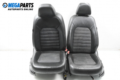 Leather seats with electric adjustment and heating for Volkswagen Passat VI Sedan B7 (08.2010 - 12.2014), 5 doors