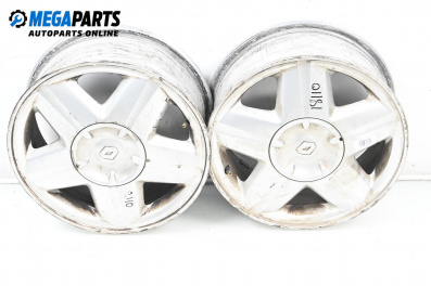 Alloy wheels for Renault Megane I Coach (03.1996 - 08.2003) 15 inches, width 6 (The price is for two pieces)