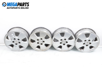 Alloy wheels for Opel Zafira A Minivan (04.1999 - 06.2005) 15 inches, width 6 (The price is for the set)