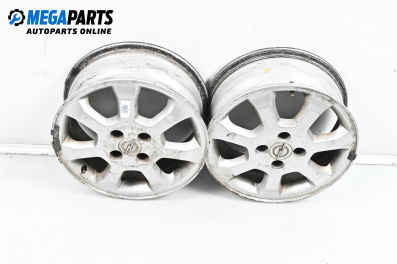 Alloy wheels for Opel Astra G Hatchback (02.1998 - 12.2009) 15 inches, width 6, ET 49 (The price is for two pieces)