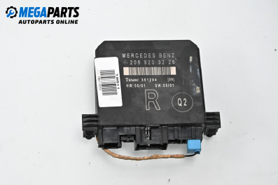 Door module for Mercedes-Benz CLK-Class Cabrio (A208) (03.1998 - 03.2002), № 208 820 32 26