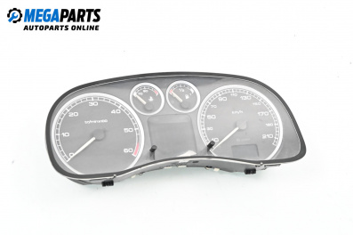 Instrument cluster for Peugeot 307 Hatchback (08.2000 - 12.2012) 2.0 HDi 110, 107 hp, № P9636708880 E