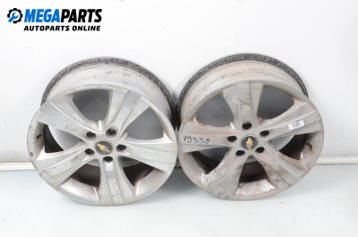 Alloy wheels for Chevrolet Captiva SUV (06.2006 - ...) 18 inches, width 7 (The price is for the set)