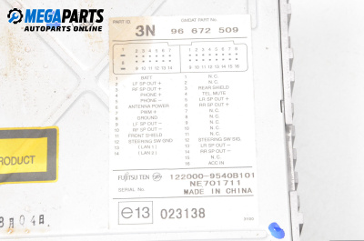 CD spieler for Chevrolet Captiva SUV (06.2006 - ...), № 96672509