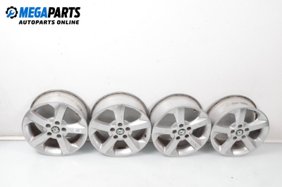 Alloy wheels for Skoda Octavia II Combi (02.2004 - 06.2013) 16 inches, width 6.5, ET 50 (The price is for the set), № 1Z0 601 025 AG
