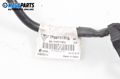 Minuspol der autobatterie for Porsche Cayenne SUV II (06.2010 - 05.2017) 3.6, 300 hp, № 7P0915181A