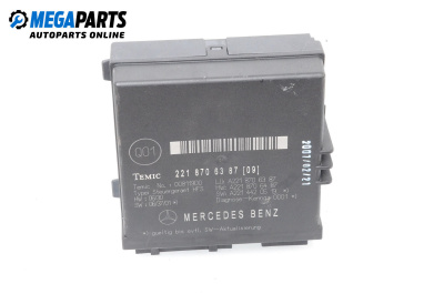 Trunk lid power control module for Mercedes-Benz S-Class Sedan (W221) (09.2005 - 12.2013), № 221 870 63 87