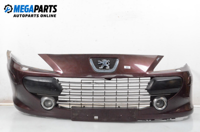 Front bumper for Peugeot 307 CC Cabrio (03.2003 - 06.2009), cabrio, position: front