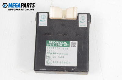 Parking sensor control module for Honda CR-V III SUV (06.2006 - 01.2012), № 39670-SWW-G02