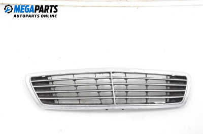 Grill for Mercedes-Benz S-Class Sedan (W220) (10.1998 - 08.2005), sedan, position: front