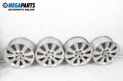 Alloy wheels for Mercedes-Benz CLK-Class Coupe (C209) (06.2002 - 05.2009) 16 inches, width 7 (The price is for the set)