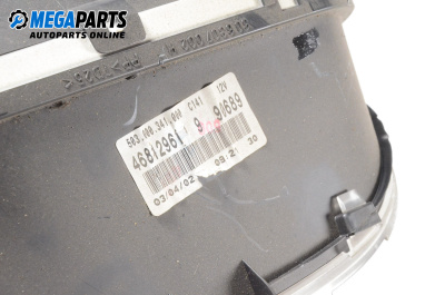 Bloc instrumente de bord for Fiat Punto Hatchback II (09.1999 - 07.2012) 1.2 60 (188.030, .050, .130, .150, .230, .250), 60 hp