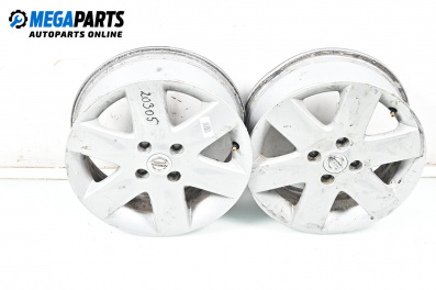 Alloy wheels for Nissan Micra Cabrio (08.2005 - 02.2010) 15 inches, width 5.5 (The price is for two pieces)
