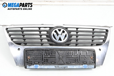 Grill for Volkswagen Passat V Sedan B6 (03.2005 - 12.2010), sedan, position: front