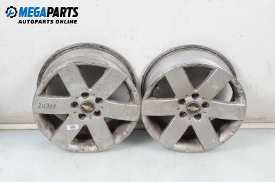 Alloy wheels for Chevrolet Captiva SUV (06.2006 - ...) 17 inches, width 7 (The price is for two pieces)