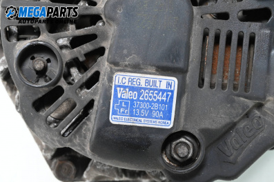 Gerenator for Kia Cee'd Sportswagon I (09.2007 - 12.2012) 1.4 CVVT, 90 hp, № Valeo 2655447