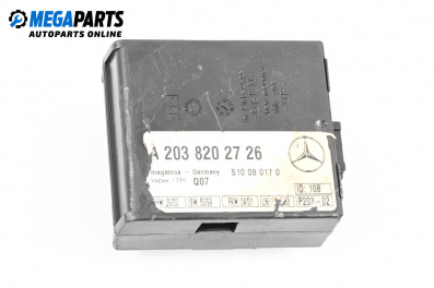 Anti theft alarm lock for Mercedes-Benz S-Class Sedan (W220) (10.1998 - 08.2005), № A 203 820 27 26