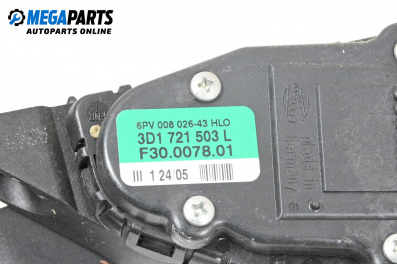 Pedală de accelerație for Volkswagen Phaeton Sedan (04.2002 - 03.2016), № 3D1 721 503 L