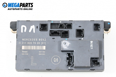 Door module for Mercedes-Benz E-Class Sedan (W211) (03.2002 - 03.2009), № 211 820 75 26