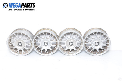 Alloy wheels for Peugeot 206 Hatchback (08.1998 - 12.2012) 15 inches, width 6 (The price is for the set)