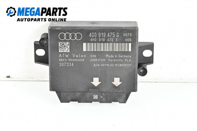 Modul de comandă cu senzori parktronic for Audi A6 Avant C7 (05.2011 - 09.2018), № 4G0919475G