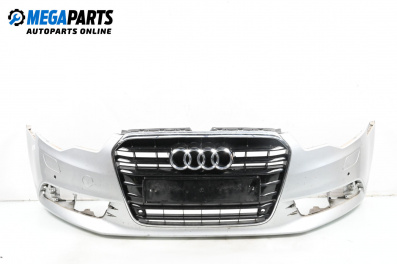 Front bumper for Audi A6 Sedan C7 (11.2010 - 09.2018), sedan, position: front