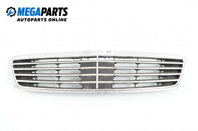 Grill for Mercedes-Benz S-Class Sedan (W220) (10.1998 - 08.2005), sedan, position: front